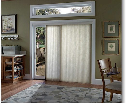 Window treatment for sliding doors