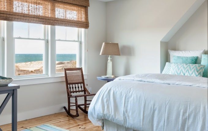 coastal inspired window treatments