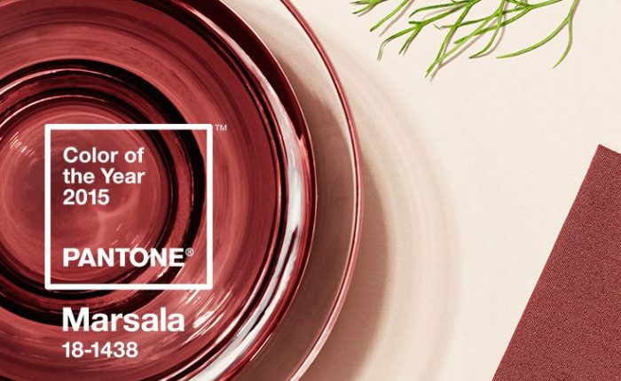 2015 Pantone color of the year Marsala