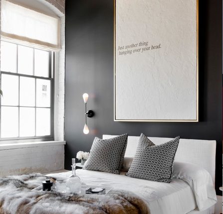 Artwork in bedroom