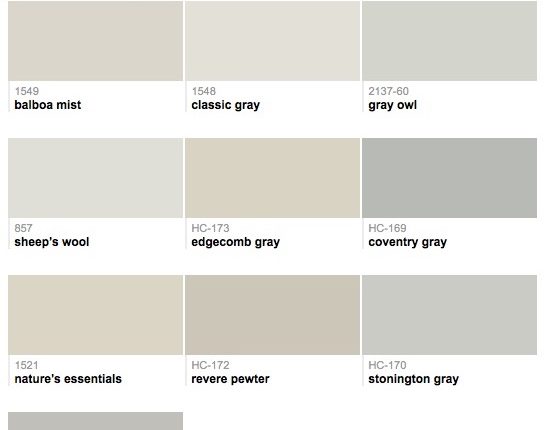 gray paint colors