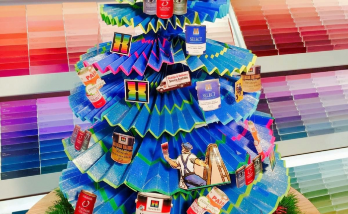 in store holiday inspiration blue