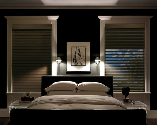 window treatment in bedroom