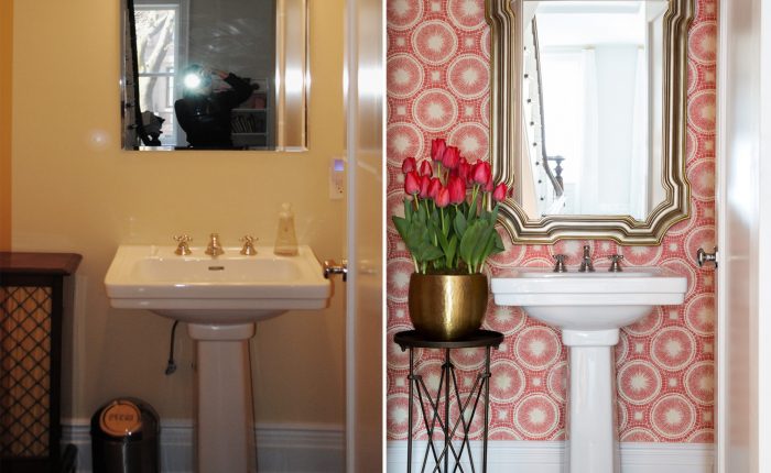 before and after bathroom remodel