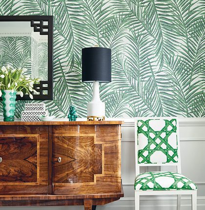 Thibaut Summerhouse wallpaper floral design