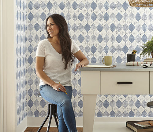 Magnolia Home Wallpaper Woodblock