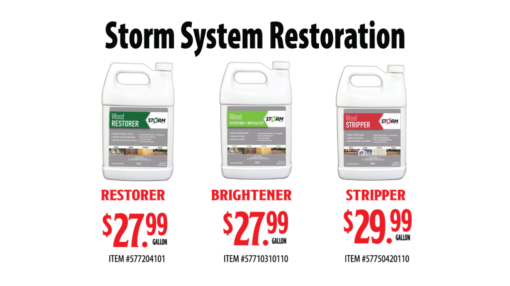 2026 June Hot Buy Storm System Restoration starting at $27.99/gal